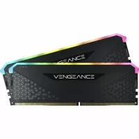 Оперативная память Corsair DDR4 16Gb (2x8Gb) 3600Mhz pc-28800 Vengeance RGB RT Black CL18 (CMN16GX4M2Z3600C18)