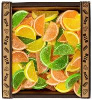 Мармеладные дольки Любимая Кубань Апельсиновые, Лимонные, Лаймовые, 1 кг