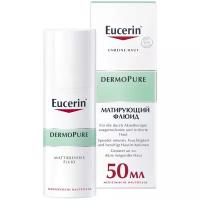 Eucerin DermoPURE увлажняющий матирующий флюид для проблемной кожи, 50мл