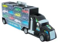 Автовоз Junfa toys Автовоз с 12 машинками P858-A, 48 см, черный