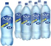 Вода питьевая Aqua Minerale газированная, ПЭТ, 6 шт. по 2 л