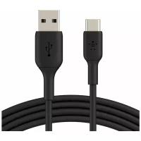 Кабель Belkin USB-A - USB-C, 3м, пластик, черный (CAB001bt3MBK)