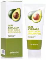 Пилинг-гель с экстрактом авокадо FarmStay Real Deep Clear Peeling Gel Avocado