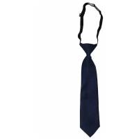 Однотонный детский галстук на застежке 838771