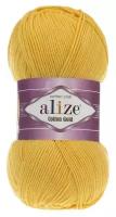 Пряжа Alize Cotton Gold (Ализе Коттон Голд) - 1 моток 216 темно-желтый 55% хлопок, 45% акрил 330м/100г