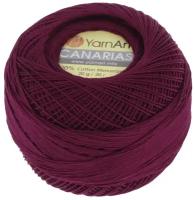 Пряжа YarnArt Canarias, 100 % хлопок, 20 г, 203 м, 10 шт., 0112 бордо 203 м