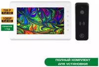 Комплект видеодомофона tantos mia HD c вызывной панелью iPanel 2 (Black) HD. 1080p / 720p / CVBS (PAL). угол обзора 110 градусов. Черная