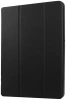 Чехол-обложка MyPads для Samsung Galaxy Tab 4 10.1 тонкий умный кожаный на пластиковой основе с трансформацией в подставку черный