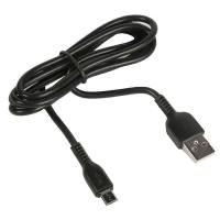 Кабель зарядки и синхронизации данных USB носо x13 Easy для Micro USB, 2.4 A, длина 1.0 м, черный