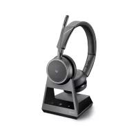 Plantronics Poly Voyager 4220 Office-2 [214602-05] - Беспроводная гарнитура, 2-контактная база, Microsoft Teams, USB-C