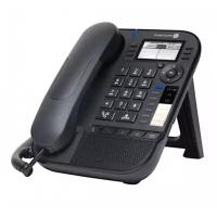 VoIP-телефон Alcatel-Lucent Ent 8018 Deskphone Moon Grey, NOE-SIP, 64x128 backlit black white LCD, 6 soft keys, Handsfree, Wideband Comfort Handset, 2 Gig Ethernet Ports, USB, POE or power supply, F1/F2-Hold/Transfer Paper label. Ethernet cable is not delivered in the box