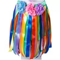 Карнавальная юбка гавайская детская (юбка), 128-134 см