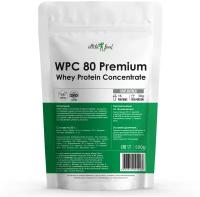 Сывороточный протеин концентрат Atletic Food WPC 80 Premium - 500 грамм, натуральный (16 порций)