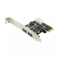 Контроллер USB3.0 Orient VL-3U2PE PCI-Express на 2 USB Af внешних VIA VL806 + разъём доп-питания