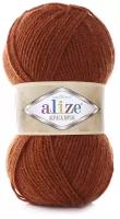 Пряжа Alize Alpaca Royal -1 шт, 36 терракот, 250м/100г, 30% альпака, 15% шерсть, 55% акрил /ализе альпака роял/