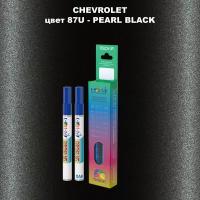 Маркер с краской COLOR1 для CHEVROLET, цвет 87U - PEARL BLACK