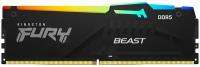 Оперативная память Kingston DDR5 16GB 6000MHz pc-48000 Fury Beast RGB CL40 (KF560C40BBA-16)