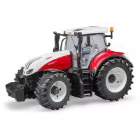 Машинка Bruder Steyr 6300 Terrus CVT 03-180 1:16, 34 см, красный/белый