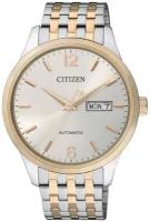 Наручные часы CITIZEN Titanium Японские NH7504-52AB, серебряный, золотой