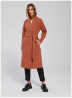 Пальто шерстяное 06, Giulia Rosetti, размер 44, персиковый