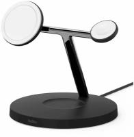 Беспроводное зарядное устройство Belkin MagSafe 3-in-1 Wireless Charger WIZ009vfBK (Black)