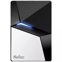 120 ГБ Внешний SSD Netac Z7S, USB 3.2 Gen 2 Type-C, черный/серебристый