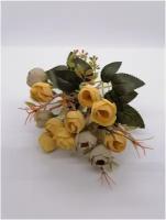 Искусственные цветы камелии, розы, ромашки для декора