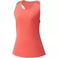 Майка женская Mizuno Solarcut Tank корал (Размер: XL)