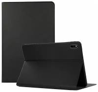 Чехол для планшета Huawei MatePad 11 (2021) / MatePad C7, кожаный, трансформируется в подставку (черный)