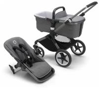 Коляска 2 в1 Bugaboo Fox 3 Base GRAPHITE/GREY MELANGE без капюшона