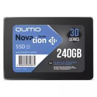 Накопитель SSD 240Гб Qumo QM Novation Q3DT-240GSKF SATA3.0