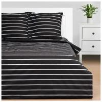 Постельное бельё Этель 1.5сп Black stripes 143х215 см 150х214 см 70х70 см-2 шт 100% хлопок поплин