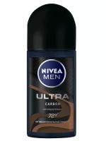 NIVEA Антиперспирант ролик Men Ultra Carbon, 50 мл, 155 г