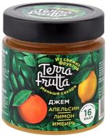 Джем Terra Frutta апельсиновый с лимоном и имбирем, банка, 200 г