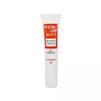 Крем для ногтей и кутикулы PINK UP BEAUTY NAIL & CUTICLE CREAM с кокосовым маслом, 15 мл