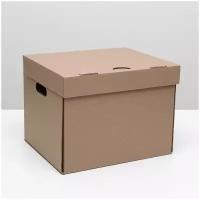 Коробка для хранения, бурая, 36 х 32 х 29 см 4147051