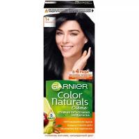 GARNIER Color Naturals стойкая питательная крем-краска для волос, 1+ Ультра черный 110 мл - 1 шт