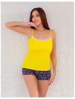 Пижама Modellini, размер 42, желтый, синий