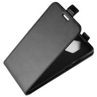 Чехол-флип MyPads для HTC Desire 210 Dual Sim вертикальный откидной черный