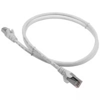 Патч-корд RJ45 - RJ45, 4 пары, FTP, категория 5е, 2 м, белый, LSZH, LANMASTER LAN-PC45/S5E-2.0-WH