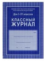 Классный журнал для 1-4 классов А4, 128 страниц, твердая ламинированная обложка, блок офсет 65г/м2