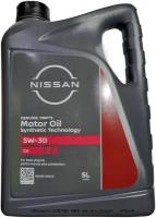 Синтетическое моторное масло Nissan 5W-30 C4, 5 л, 5 кг