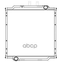 Радиатор системы охлаждения МАЗ 5550B3, 5440В3 дв. ЯМЗ-536 Евро-4 (алюм.) 