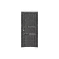 Дверь Uberture UniLine Loft 30037/1 Торос графит остекленная