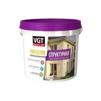 Декоративное покрытие VGT Protector, 1 мм, белый, 7 кг, 4.7 л