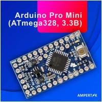 Плата Ampertok Arduino Pro Mini ATmega328, 3.3В - 1 шт