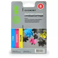 Cartridge ink Cactus CS-CLI8C/M/Y cyan/magenta/yellow kit (36ml) for Canon MP470/500/530/600/800/810