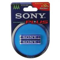 Батарейка Sony Stamina Plus AM4-B2D LR03, 2шт