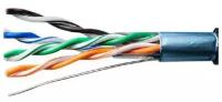 Кабель витая пара F/UTP кат.5E 4х2х24AWG solid Cu PE Outdoor Standard черн. (м) SUPRLAN 01-1028-1