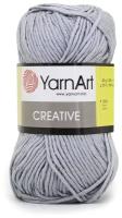 Пряжа для вязания YarnArt 'Creative', 50г, 85м (100% хлопок) (244 серый), 5 мотков